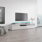 Evora Modern TV Stand with LED Light System