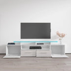 Evora Modern TV Stand with LED Light System
