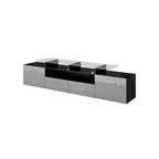 Evora Modern TV Stand with LED Light System