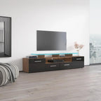 Evora Modern TV Stand with LED Light System