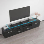 Evora Modern TV Stand with LED Light System