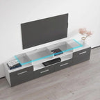 Evora Modern TV Stand with LED Light System