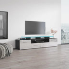 Evora Modern TV Stand with LED Light System