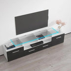 Evora Modern TV Stand with LED Light System