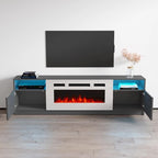 Strick & Bolton Amsden Electric Fireplace TV Stand