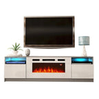 Strick & Bolton Amsden Electric Fireplace TV Stand