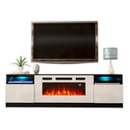 Strick & Bolton Amsden Electric Fireplace TV Stand