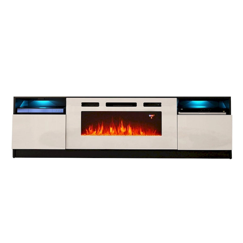 Strick & Bolton Amsden Electric Fireplace TV Stand