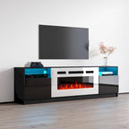 Strick & Bolton Amsden Electric Fireplace TV Stand