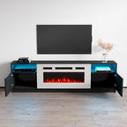 Strick & Bolton Amsden Electric Fireplace TV Stand