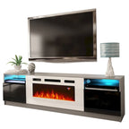 Strick & Bolton Amsden Electric Fireplace TV Stand