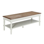 Convenience Concepts French Country Coffee Table with Shelf