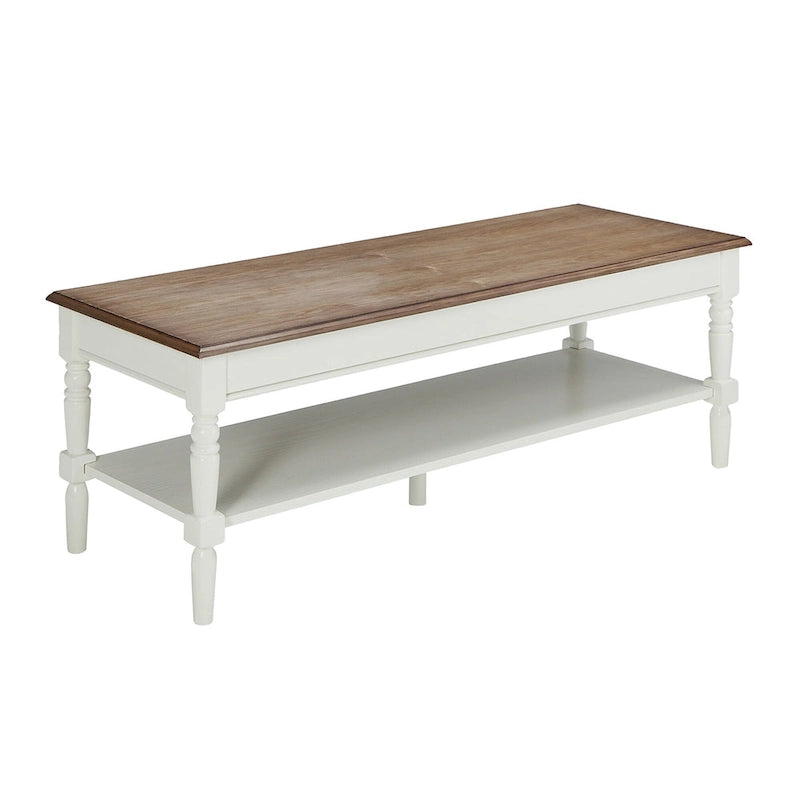 Convenience Concepts French Country Coffee Table with Shelf