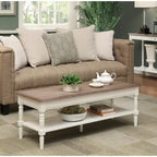 Convenience Concepts French Country Coffee Table with Shelf