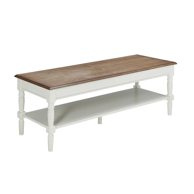 Convenience Concepts French Country Coffee Table with Shelf