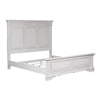 The Gray Barn Abbey Park Antique White King Panel Bed