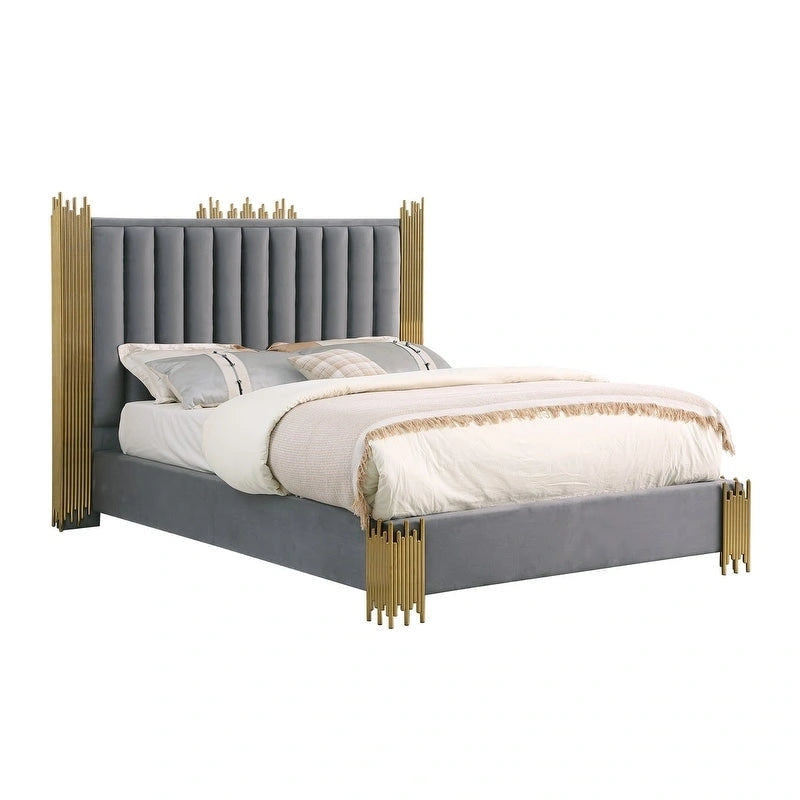 Best Quality Furniture Velvet Platform Beds