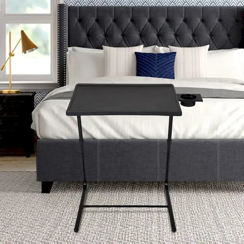 Portable Computer Table Office Desk Height & Angle Adjusting Furniture