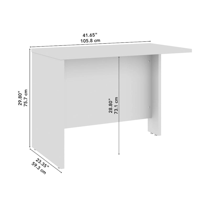 Hampton Heights 42W Desk Return by Bush Business Furniture