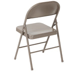 2 Pack Double Braced Metal Folding Chair