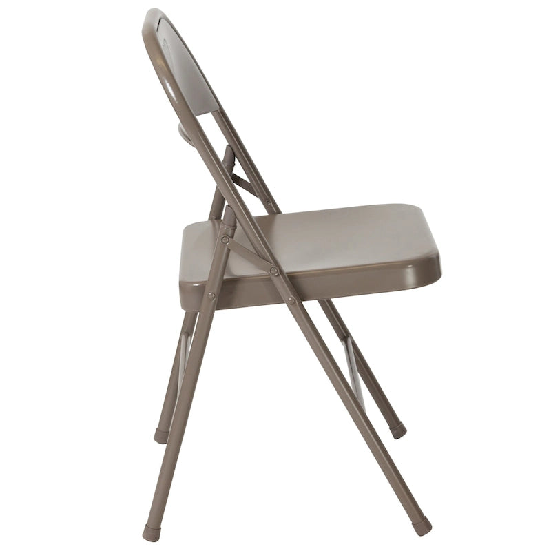 2 Pack Double Braced Metal Folding Chair