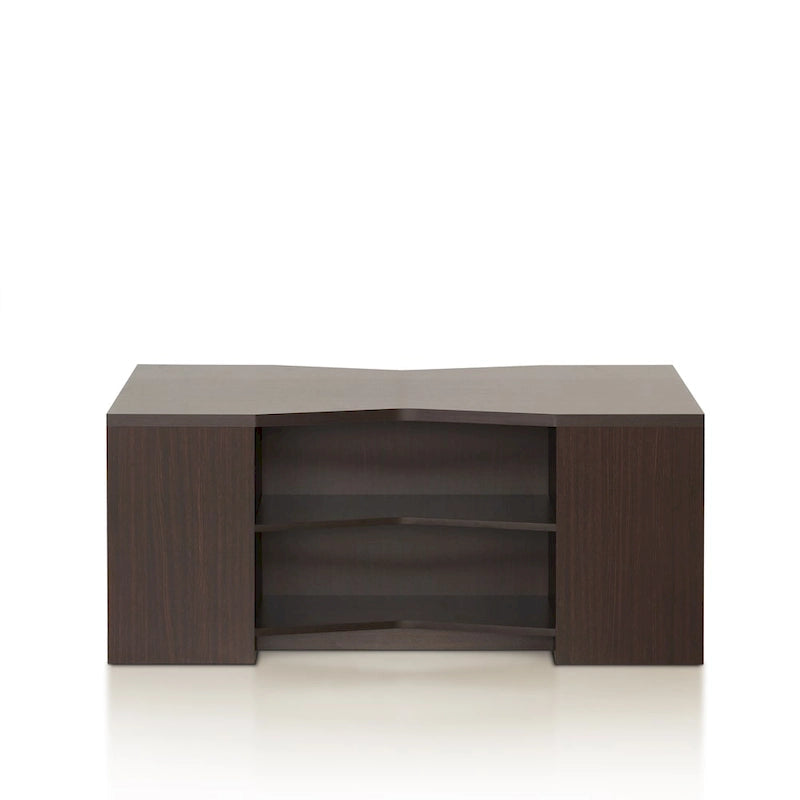 Furniture of America Orem Contemporary Brown 47-inch 6-shelf Coffee Table