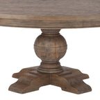 Copper Grove Asperg Grey Weathered Teak 54-inch Round Dining Table
