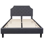 Tufted Platform Bed with 10 Inch Pocket Spring Mattress
