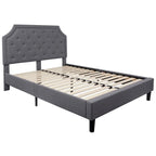 Tufted Platform Bed with 10 Inch Pocket Spring Mattress