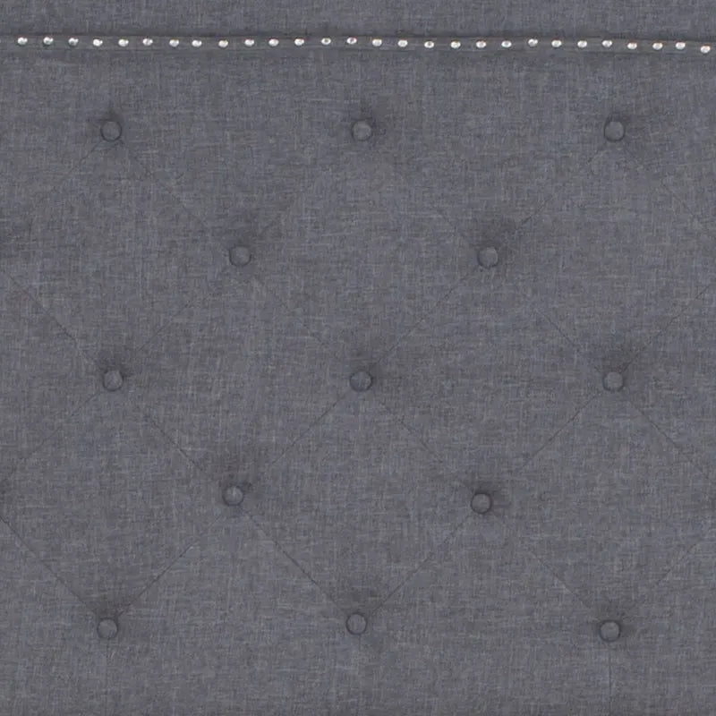 Tufted Platform Bed with 10 Inch Pocket Spring Mattress