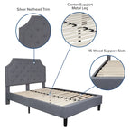 Tufted Platform Bed with 10 Inch Pocket Spring Mattress