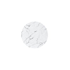 60  Diameter Round Marble Table with Cubical Marble Base