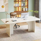 63  Executive Desk, Large Computer Desk Modern Home Office Desk