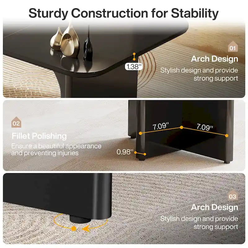 63  Executive Desk, Large Computer Desk Modern Home Office Desk