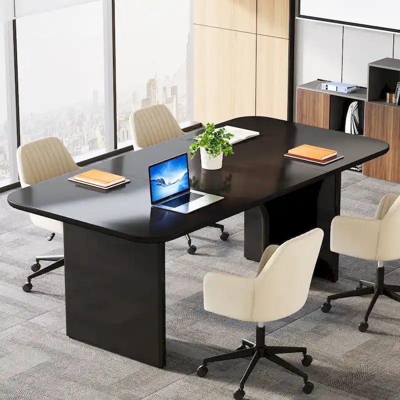 63  Executive Desk, Large Computer Desk Modern Home Office Desk