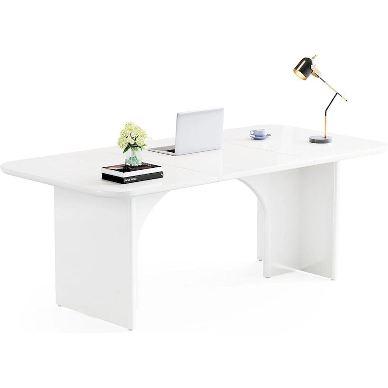 63  Executive Desk, Large Computer Desk Modern Home Office Desk