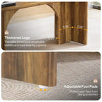 63  Executive Desk, Large Computer Desk Modern Home Office Desk