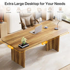 63  Executive Desk, Large Computer Desk Modern Home Office Desk