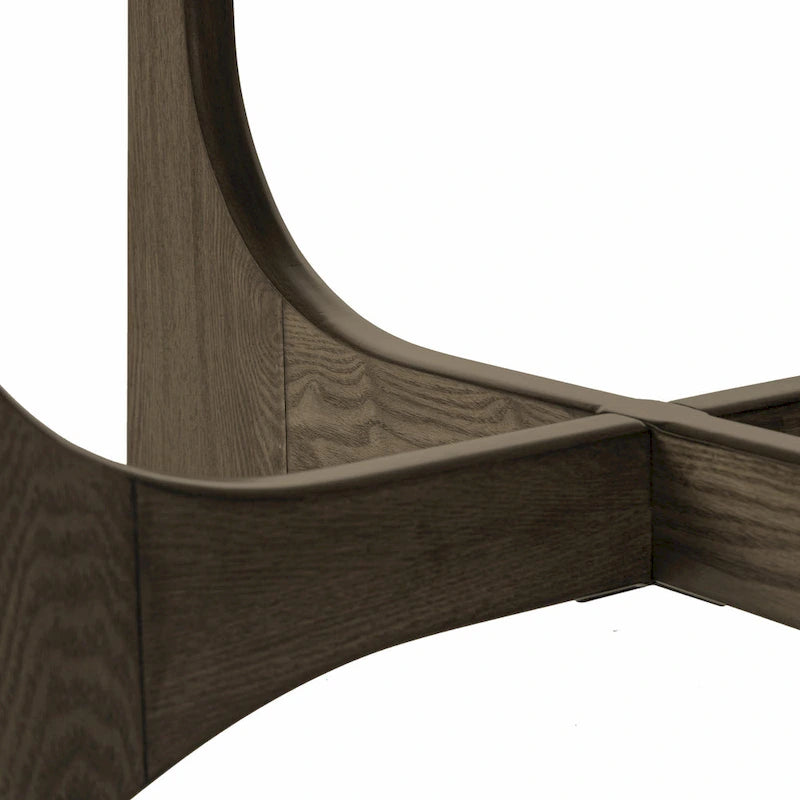 36  Round Wooden Coffee Table for Living Room