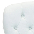 SAFAVIEH Chrissy Tufted Beige Petite Arm Chair - 23.6  x 28.7  x 34.6  - 24Wx29Dx35H