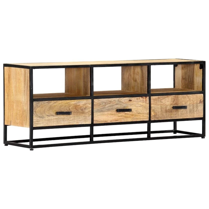 vidaXL TV Stand 47.2 x11.8 x17.7  Solid Wood Mango