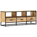 vidaXL TV Stand 47.2 x11.8 x17.7  Solid Wood Mango