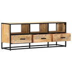 vidaXL TV Stand 47.2 x11.8 x17.7  Solid Wood Mango