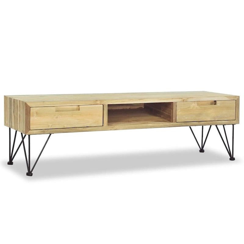 vidaXL TV Stand 47.2 x13.8 x13.8  Solid Teak