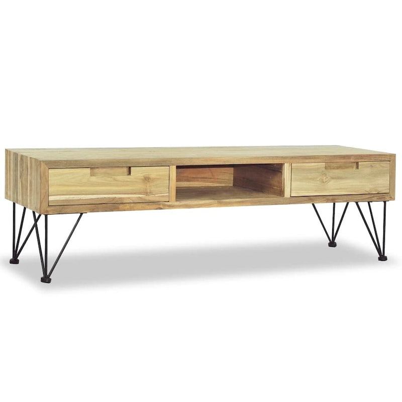vidaXL TV Stand 47.2 x13.8 x13.8  Solid Teak