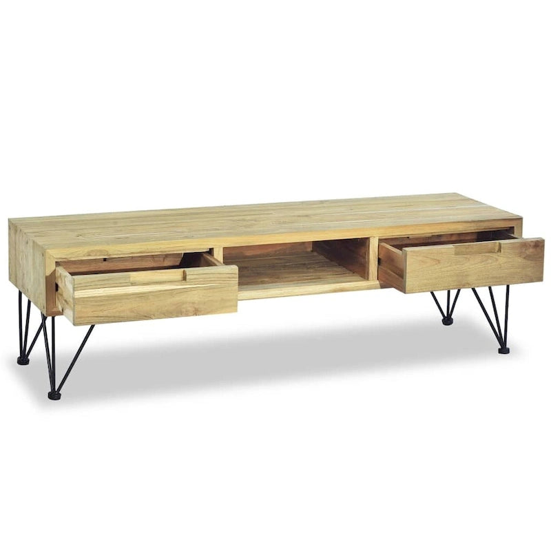 vidaXL TV Stand 47.2 x13.8 x13.8  Solid Teak