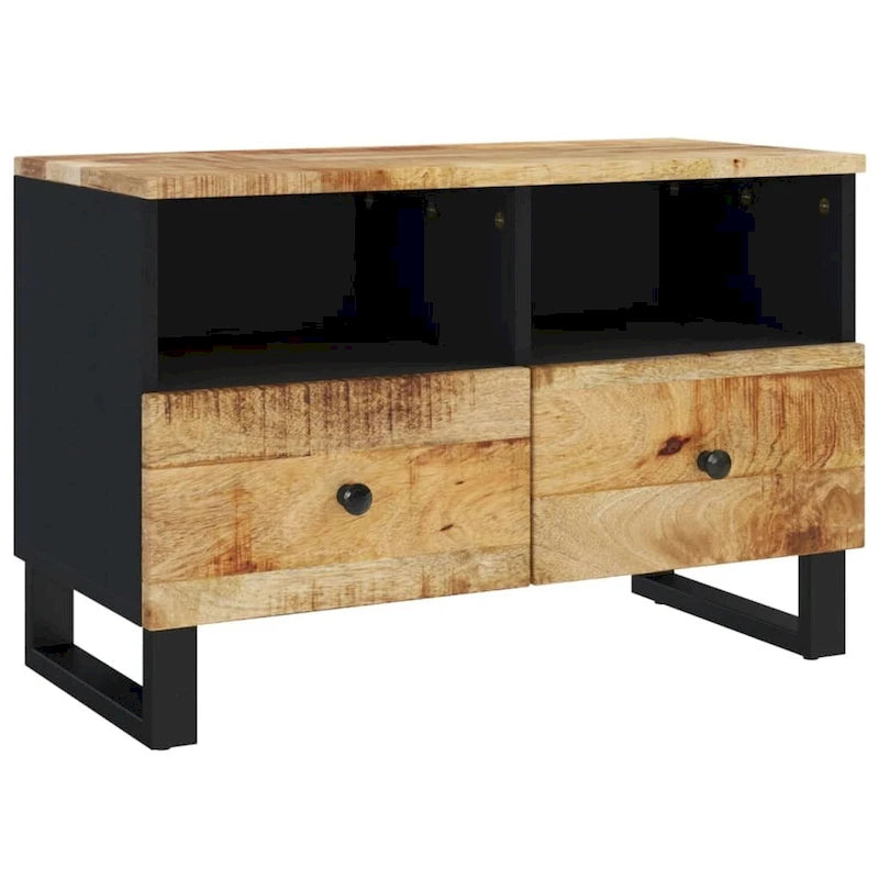 vidaXL TV Stand 27.6 x13 x18.1  Solid Wood Mango