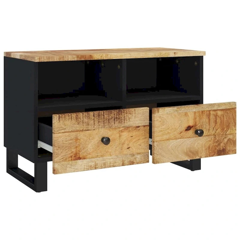 vidaXL TV Stand 27.6 x13 x18.1  Solid Wood Mango