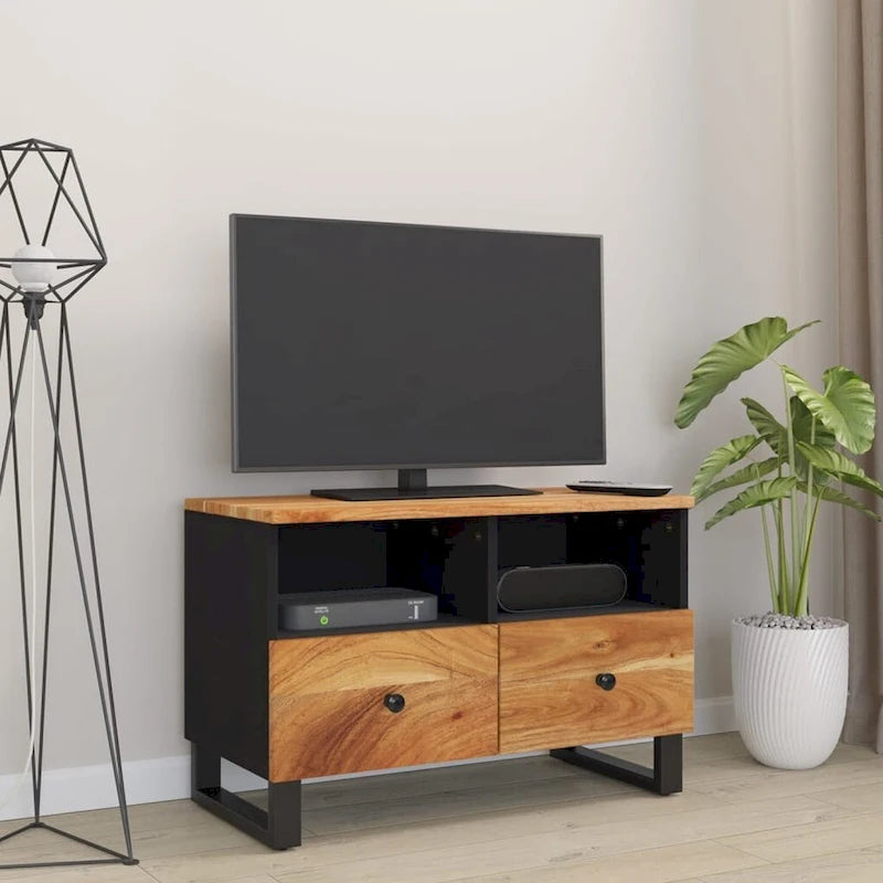 vidaXL TV Stand 27.6 x13 x18.1  Solid Wood Mango