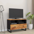 vidaXL TV Stand 27.6 x13 x18.1  Solid Wood Mango